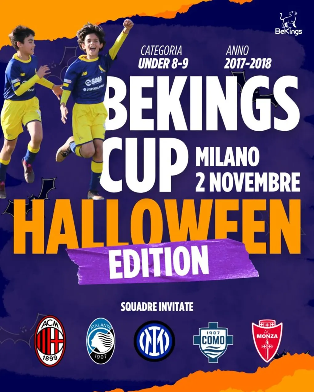 Locandina del torneo Bekings Cup. 2 novembre a Milano