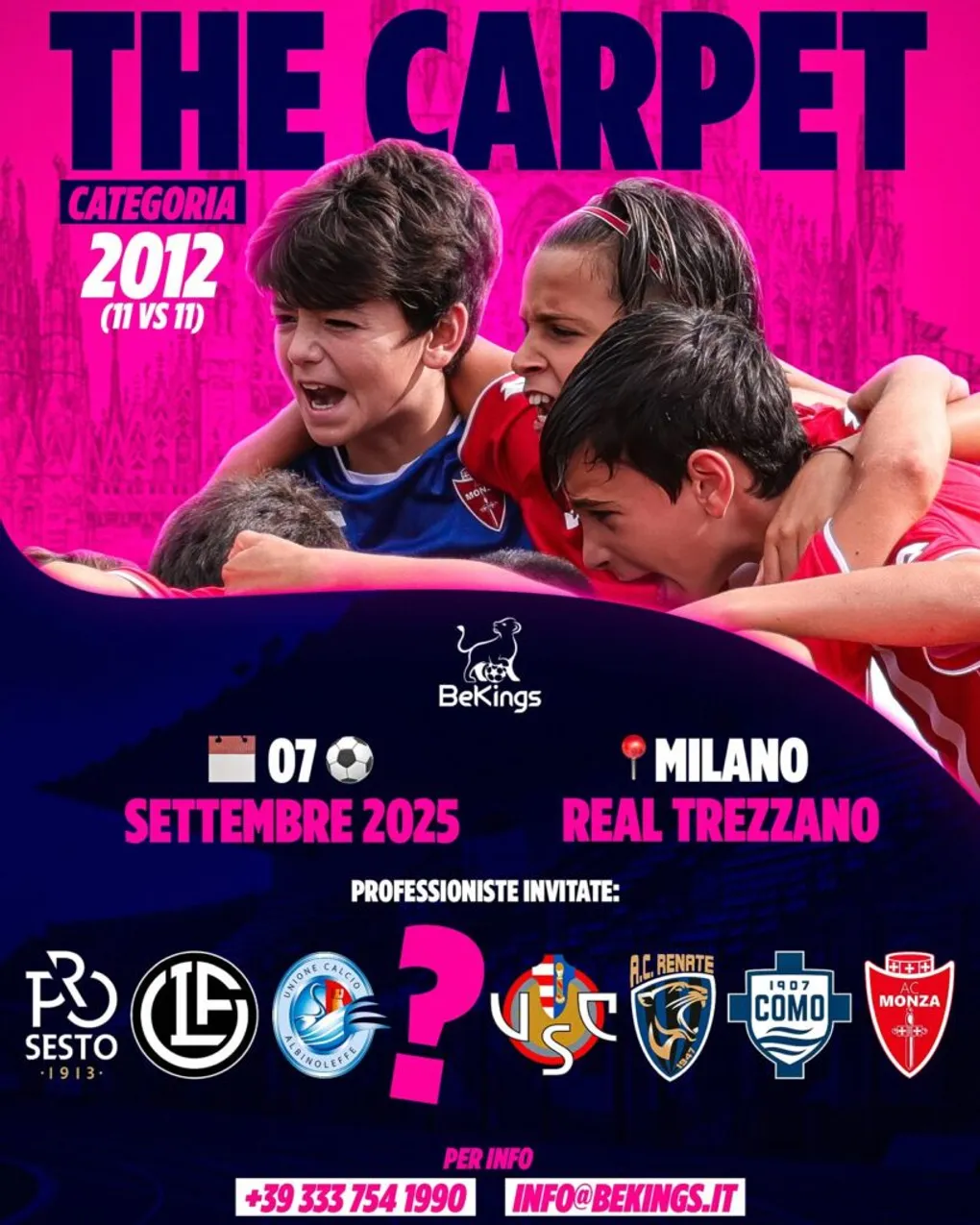 Locandina del torneo The Carpet - 7 settembre 2025 a Milano